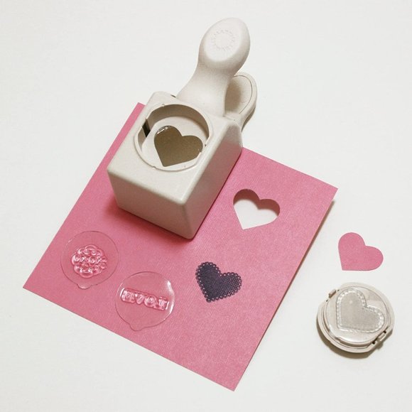 Martha Stewart stamp & punch pack LOVE LETTERS - Picture 2 of 6